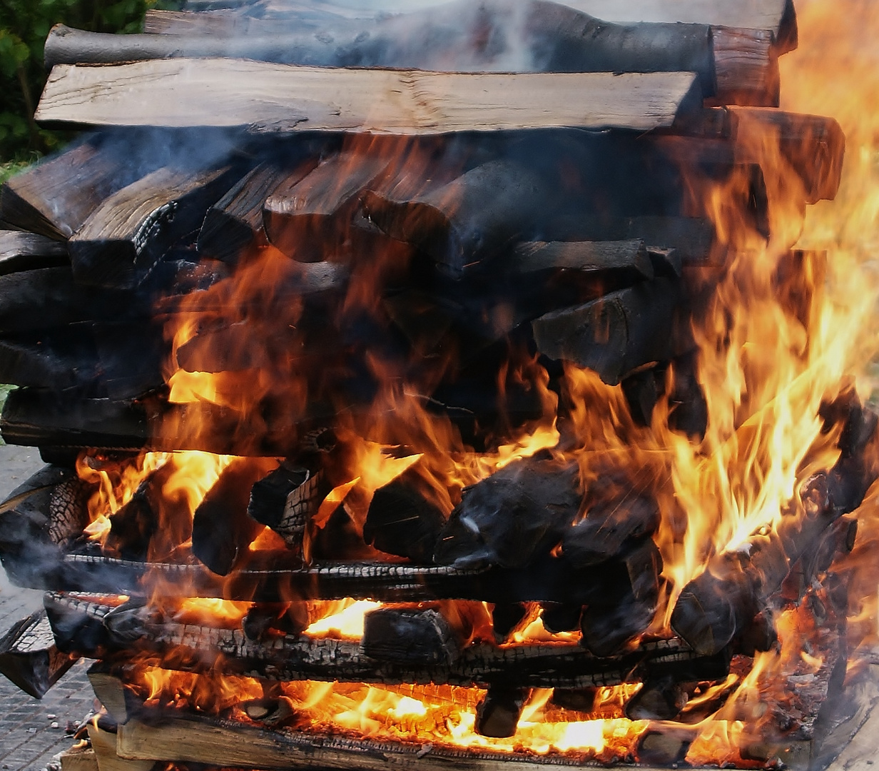 Kartoffelfeuer a´la Sauerland