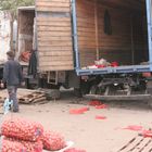 Kartoffelmarkt im Herbst