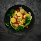 Kartoffelsalat mit Trüffelöl 