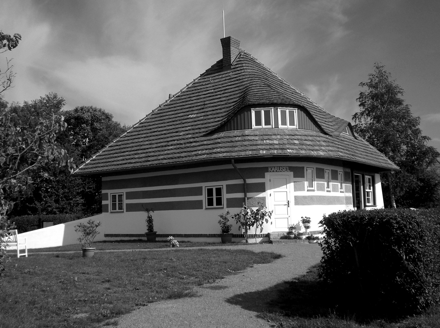 "Karusel", das Asta-Nielsen-Haus auf Hiddensee, Foto: 08.2019
