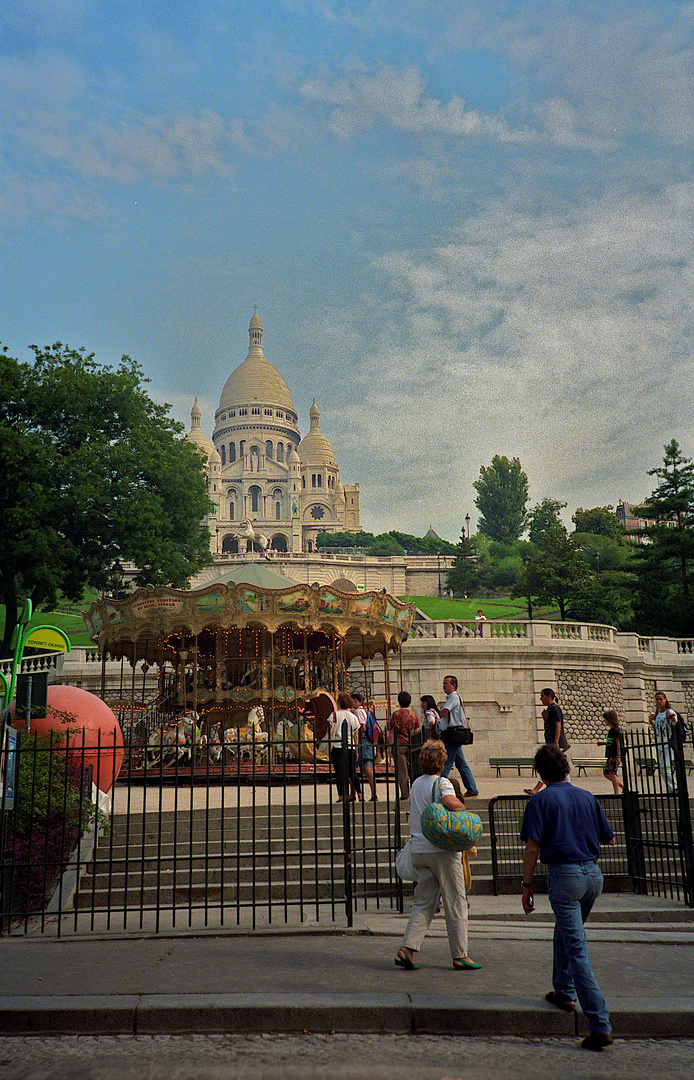 Karusell in Paris Montmatre