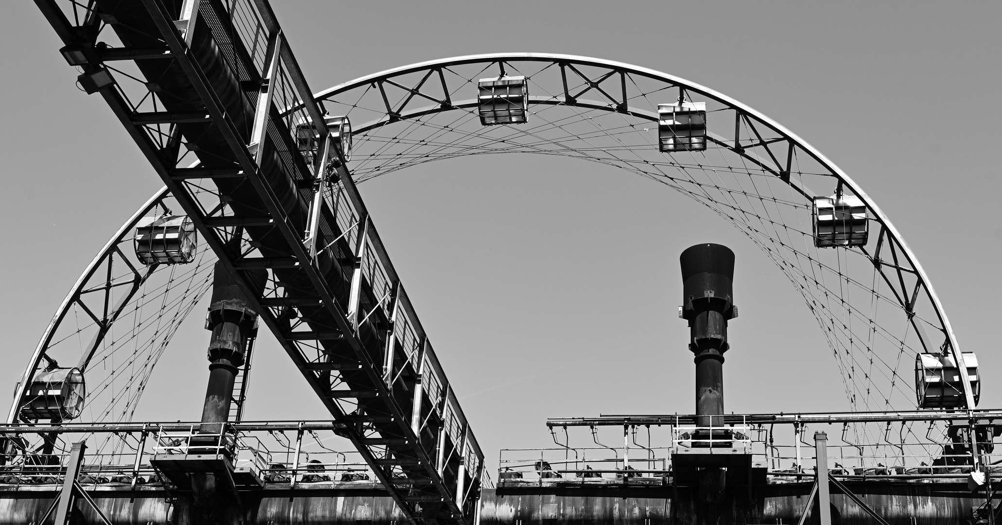 Karussell auf der Kokerei , Zeche Zollverein