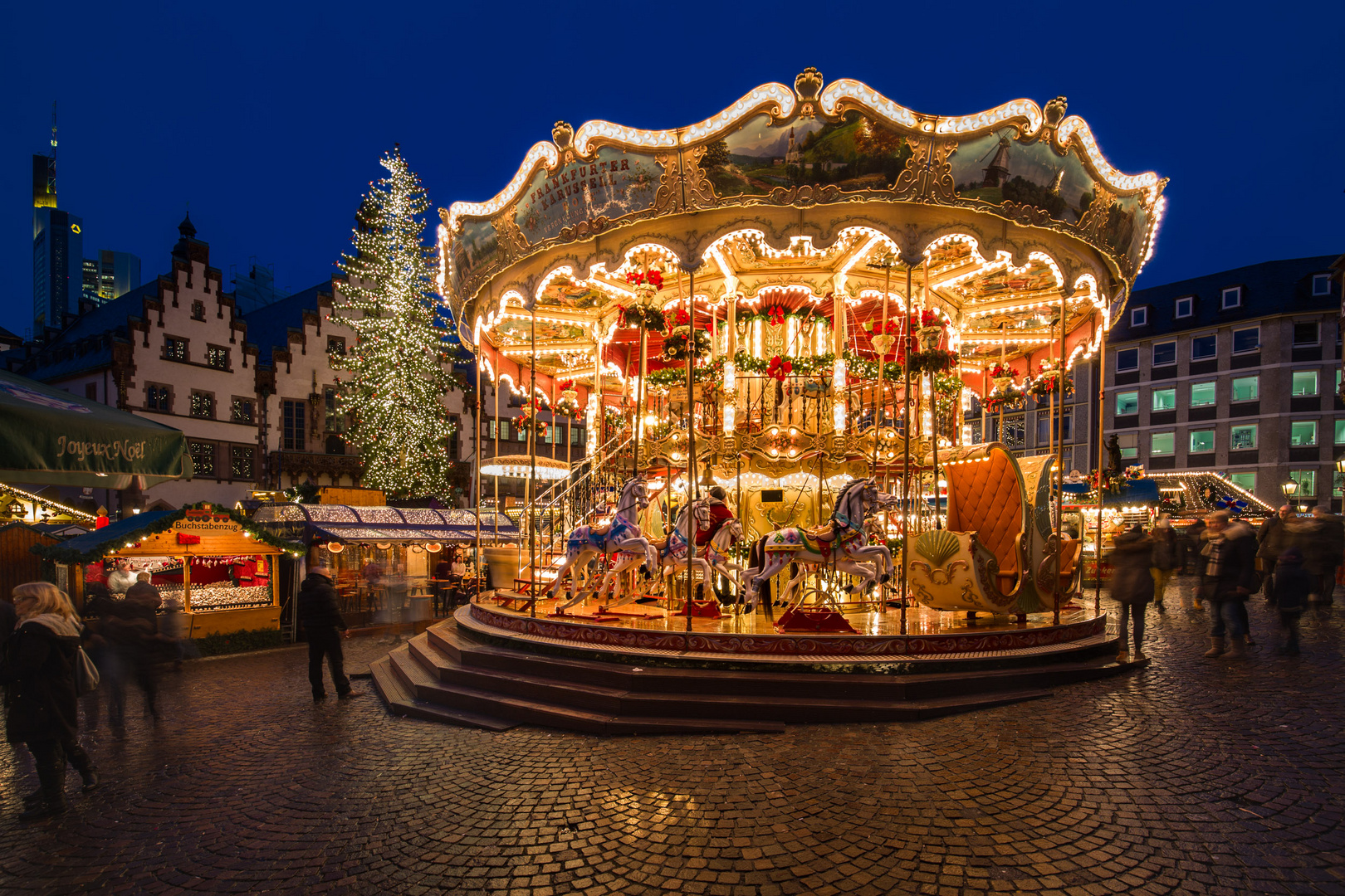 Karussell Weihnachtsmarkt Frankfurt am Main