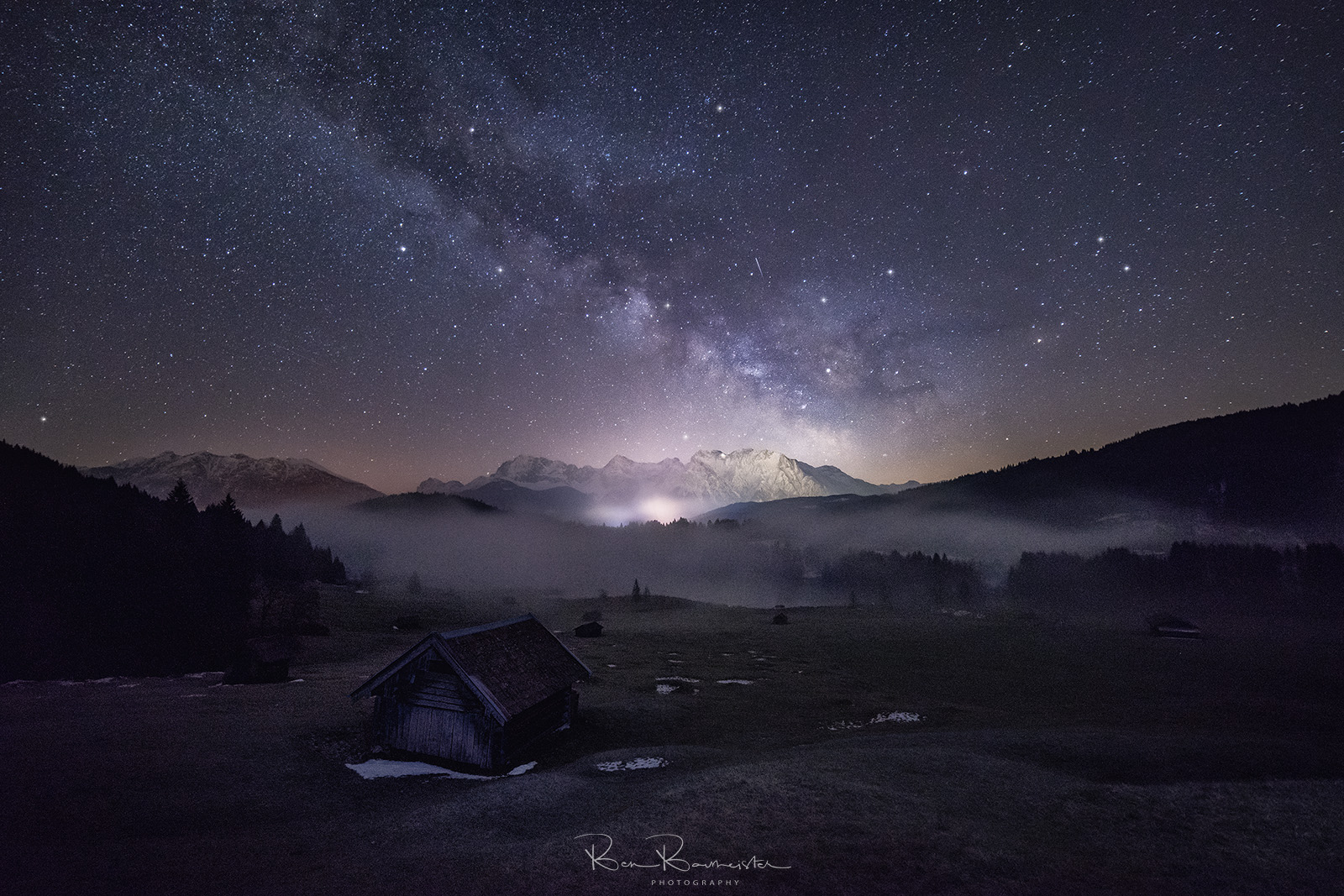 Karwendel at Night