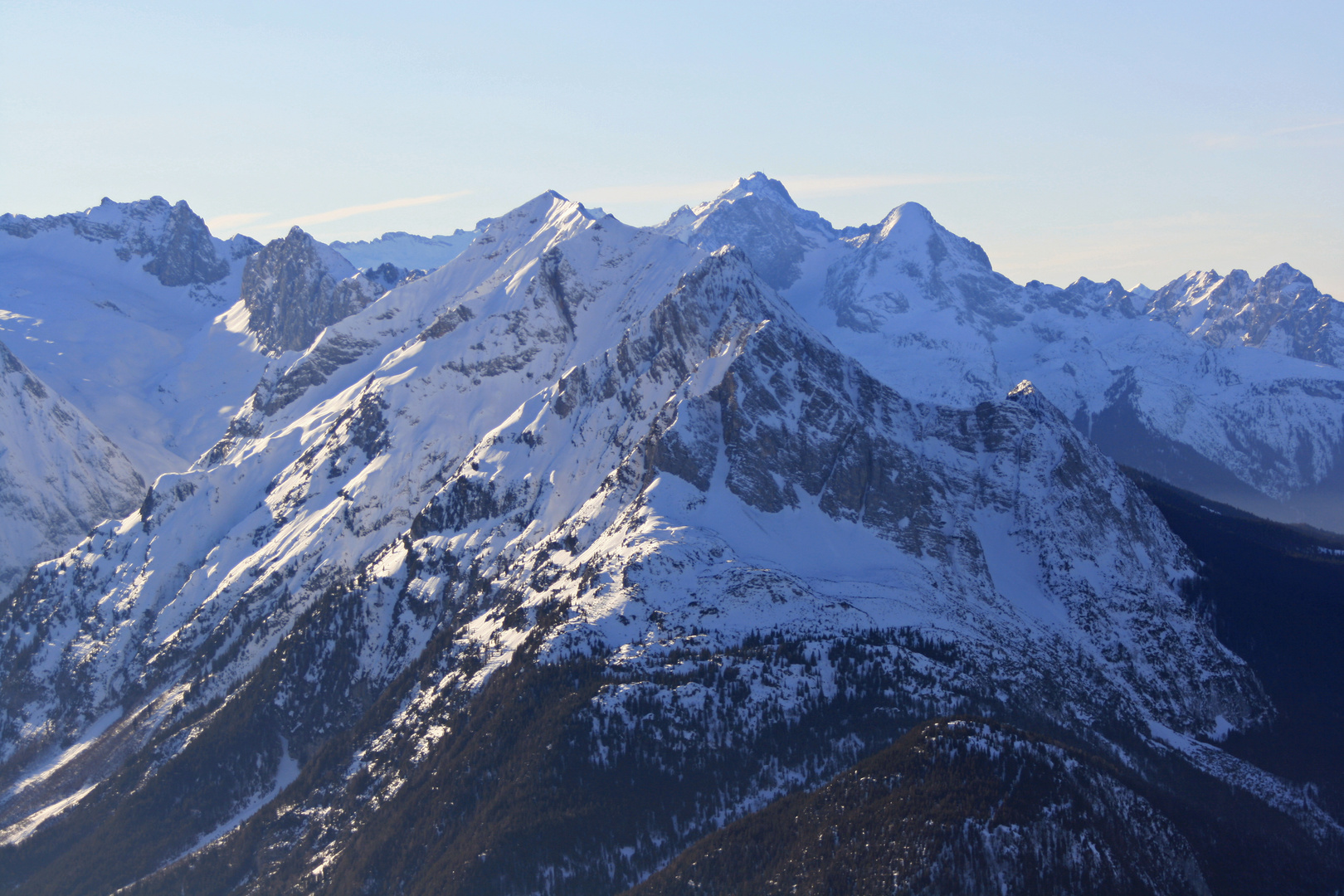 Karwendel blau-weiß