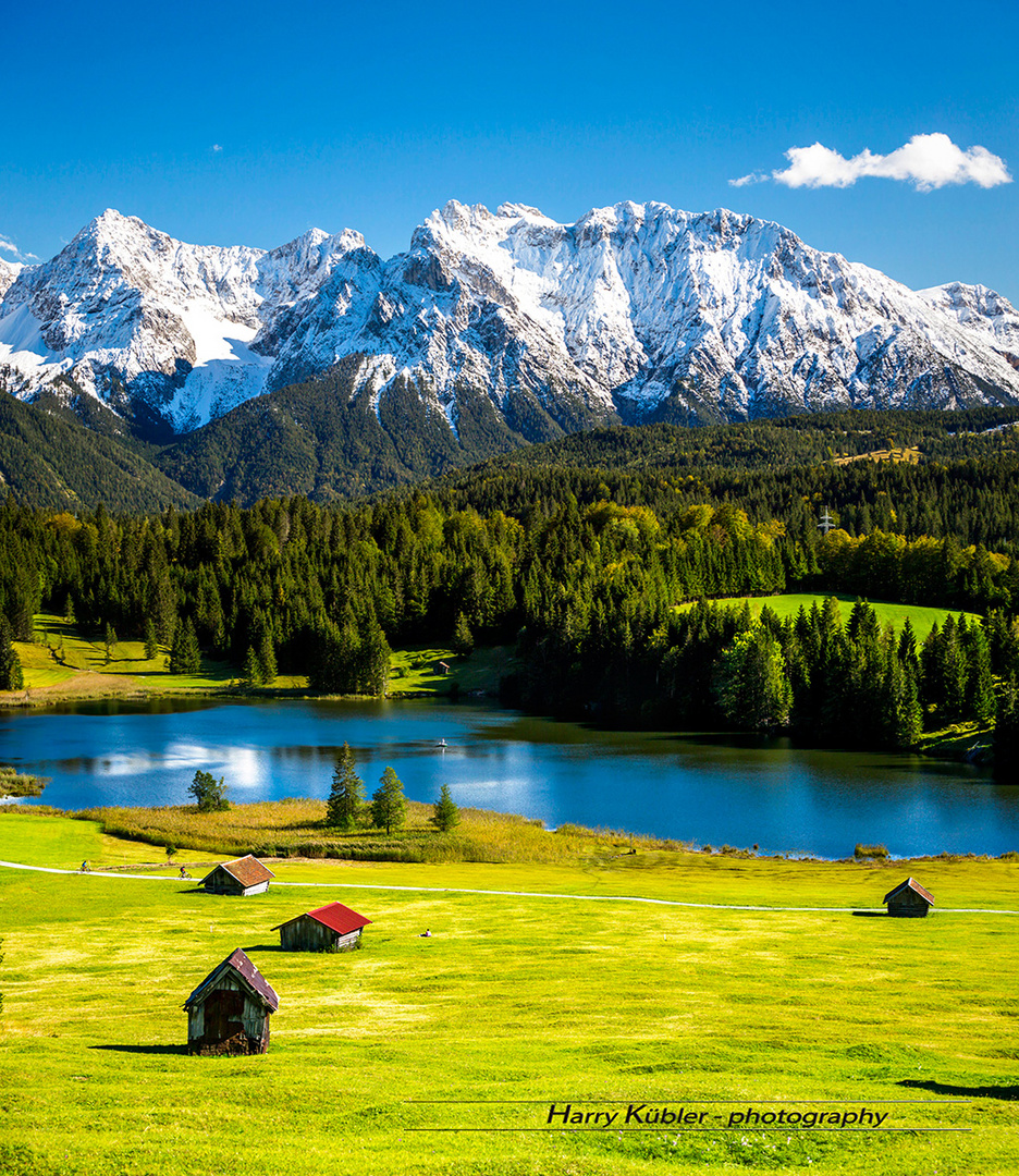 Karwendel-Blick am See