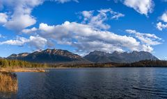 Karwendel kurz vor Sonnenuntergang