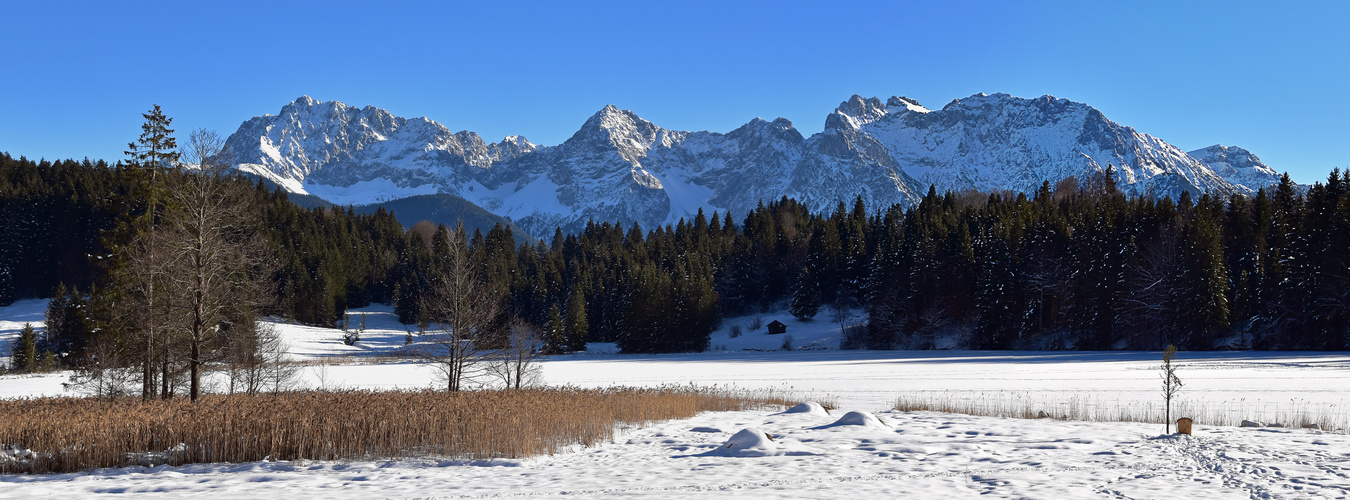 Karwendel Panorama im Winter 