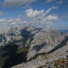 Karwendel Panorama mit dem kleinen Solstein (2637m)