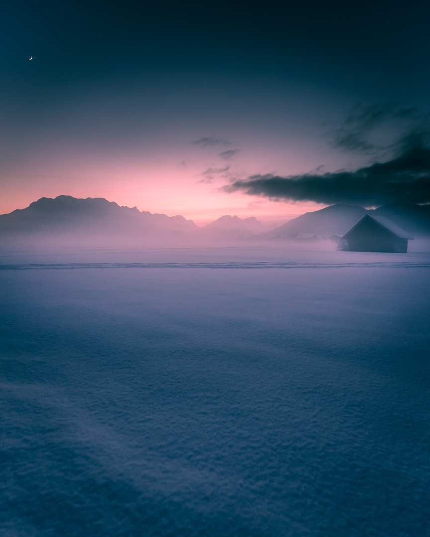 Karwendel Sonnenuntergang 