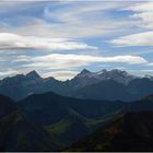 Karwendel und Wetterstein gestern gegen 14h00