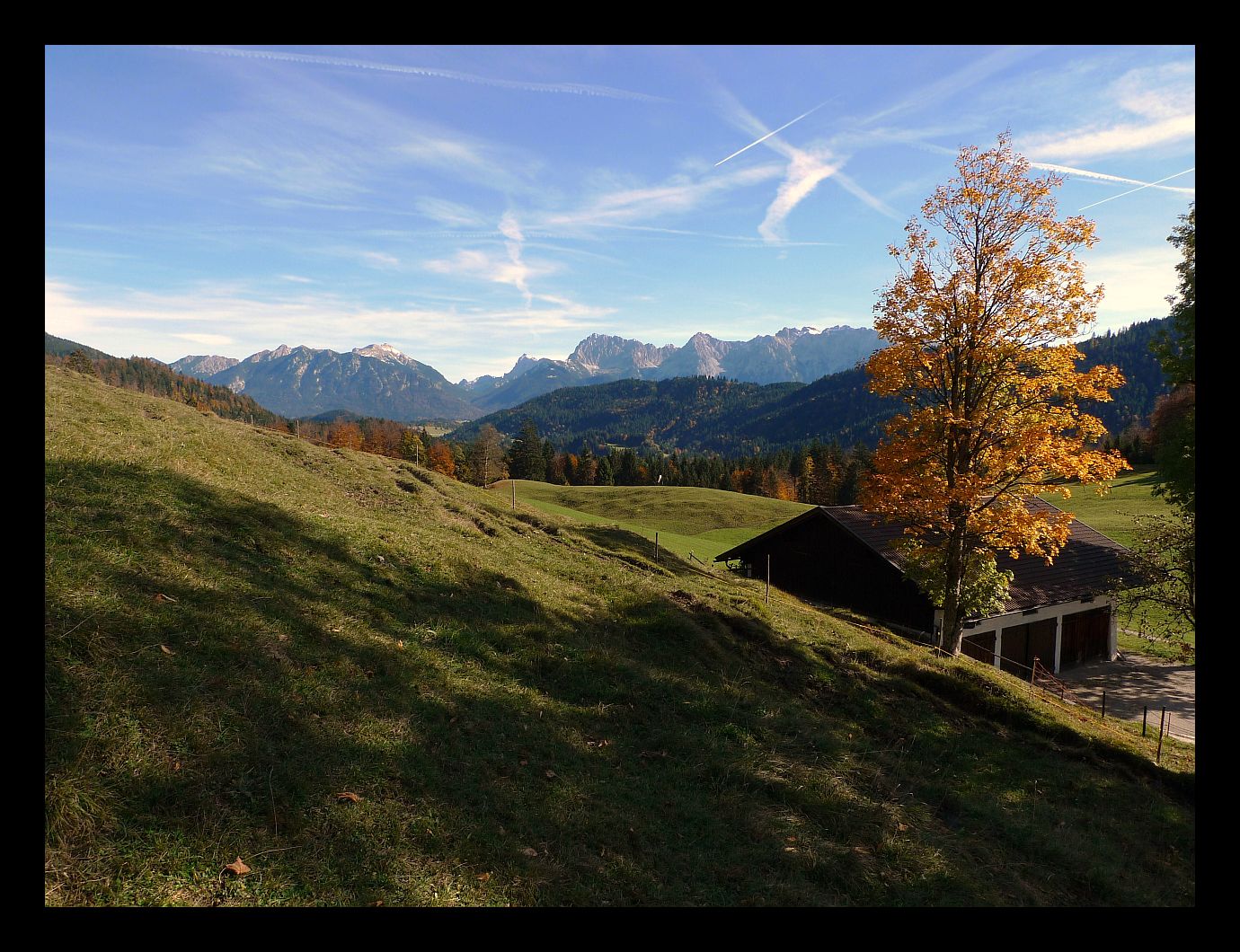 Karwendel vom Gschwandtnerbauern aus