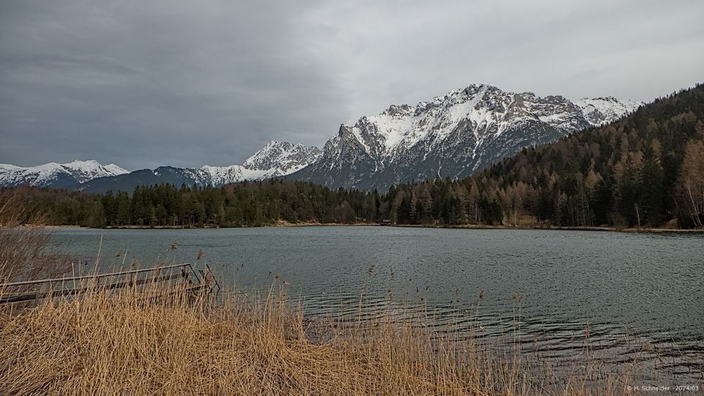 Karwendelblick am Lautersee