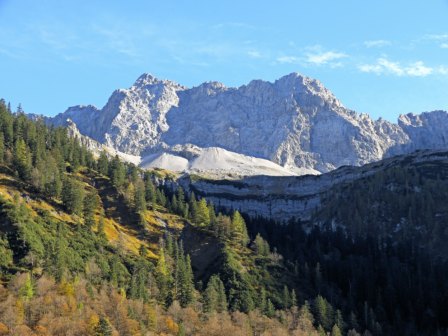 Karwendelgebirge in Risstal