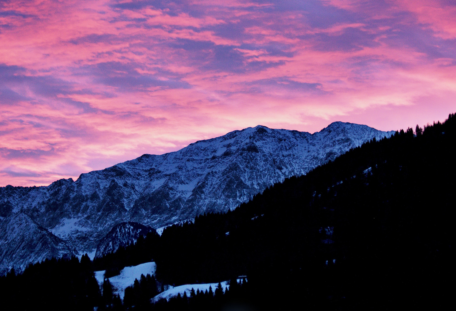 Karwendelgebirge, morgens