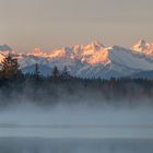 Karwendelgebirge über dem Kirchsee