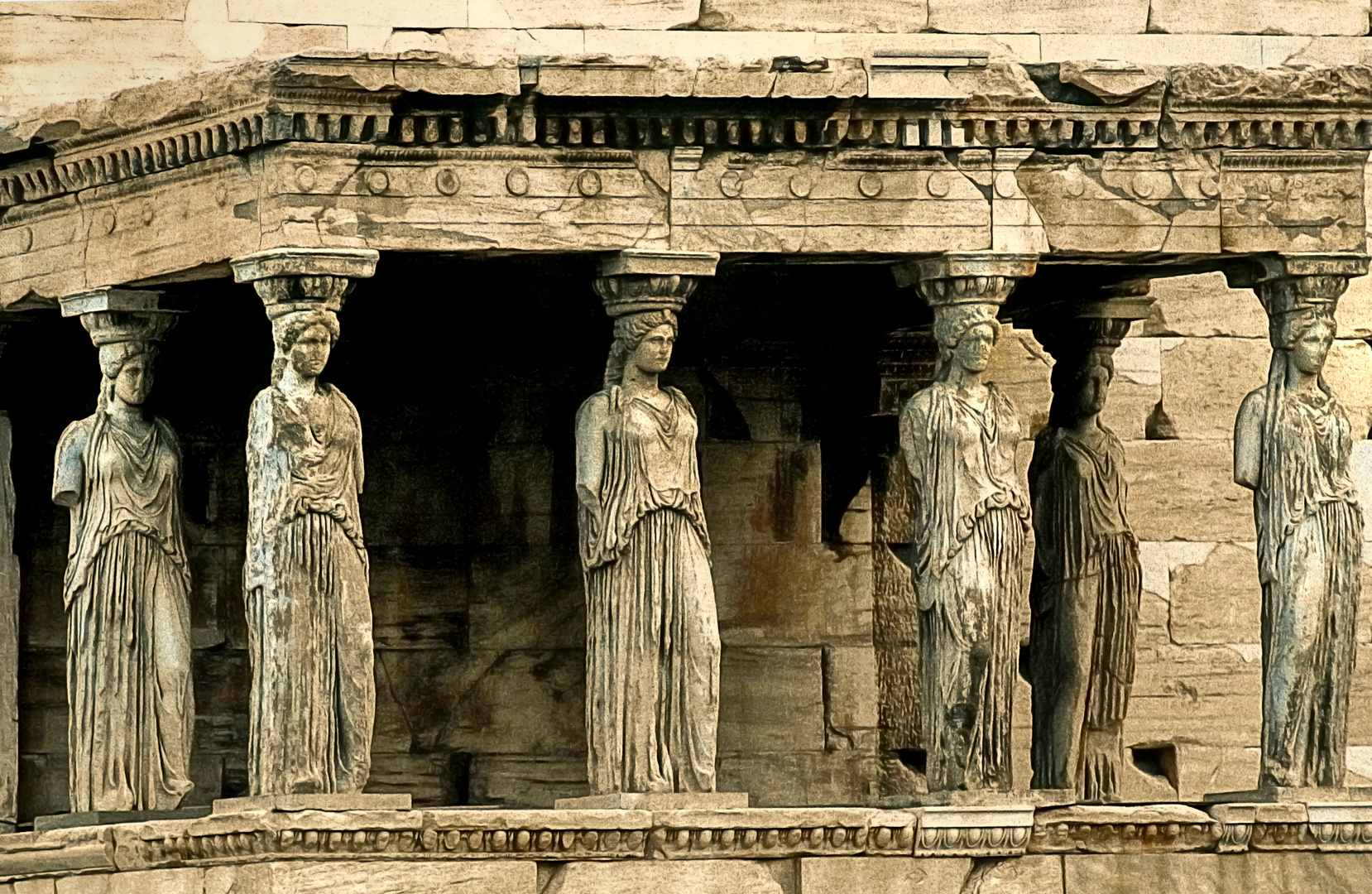 Karyatiden  Akropolis Athen