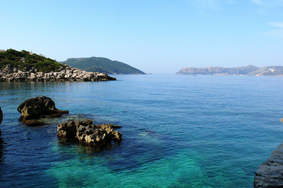 Kas mit Blick auf Meis (Kastellorizo)