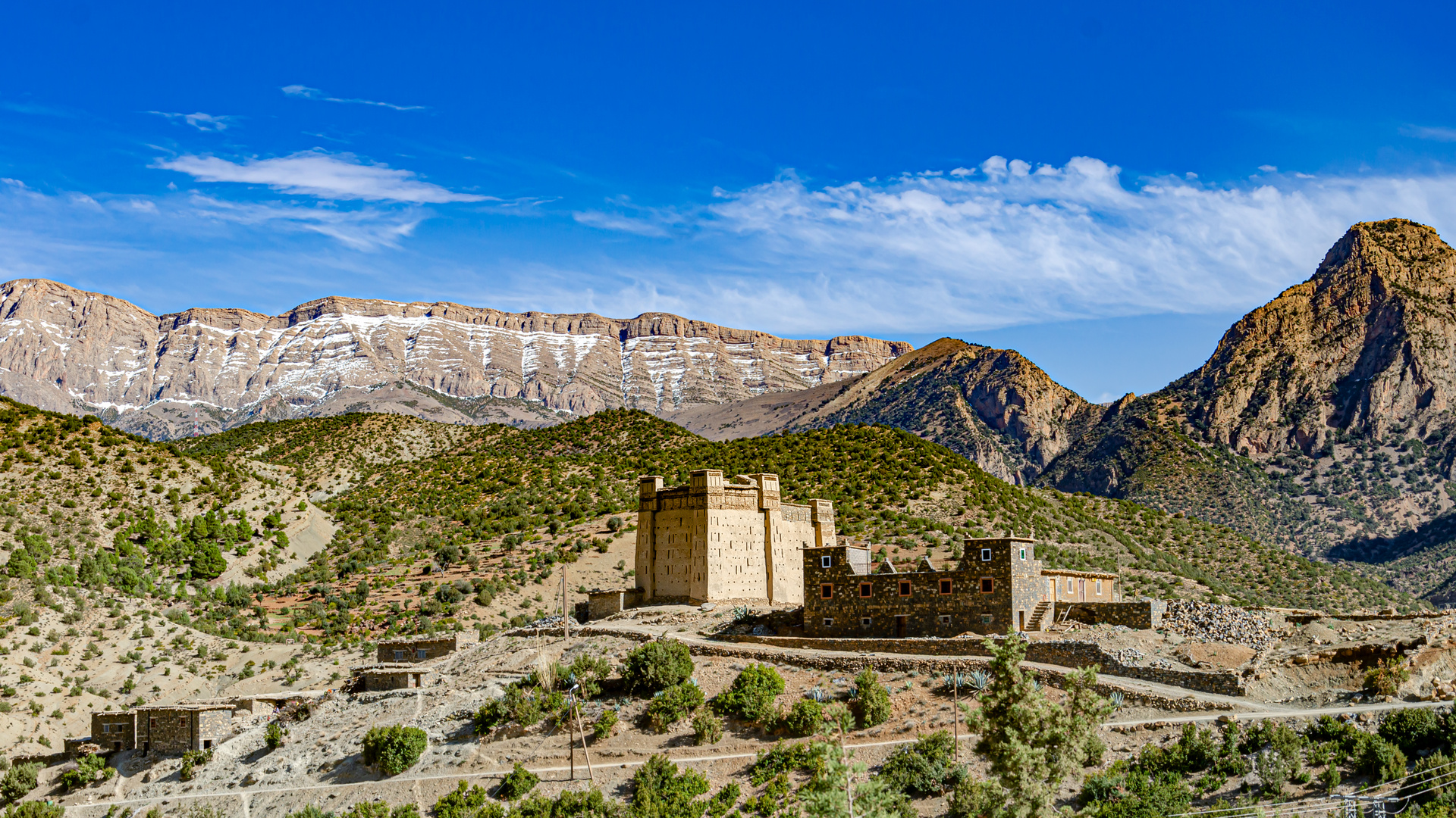 Kasbah im Atlas Gebirge