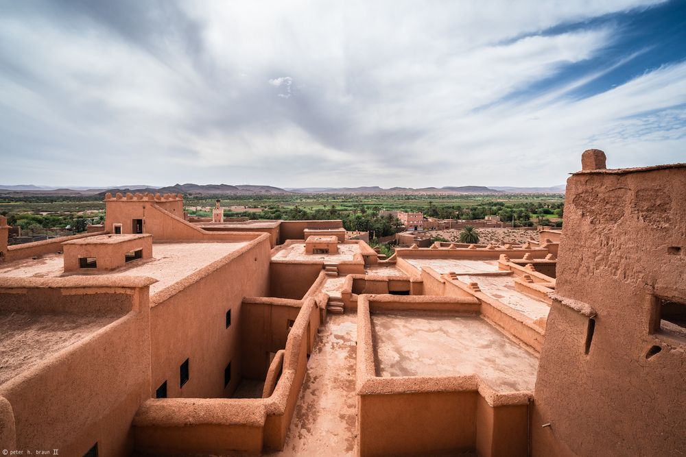 Kasbah Taourirt, Rückseite