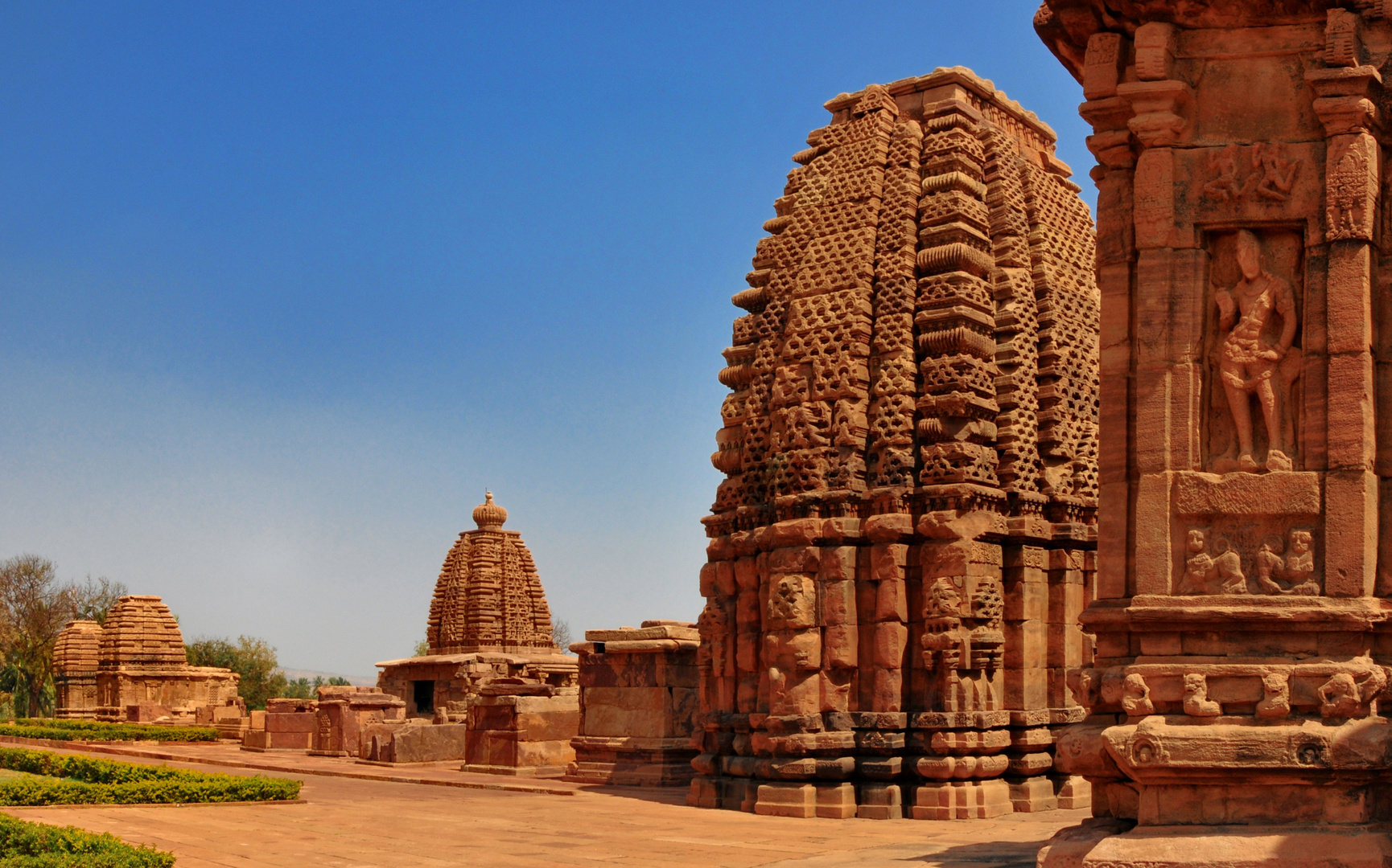 Kashi Vishveshwara Tempel in Pattadakal