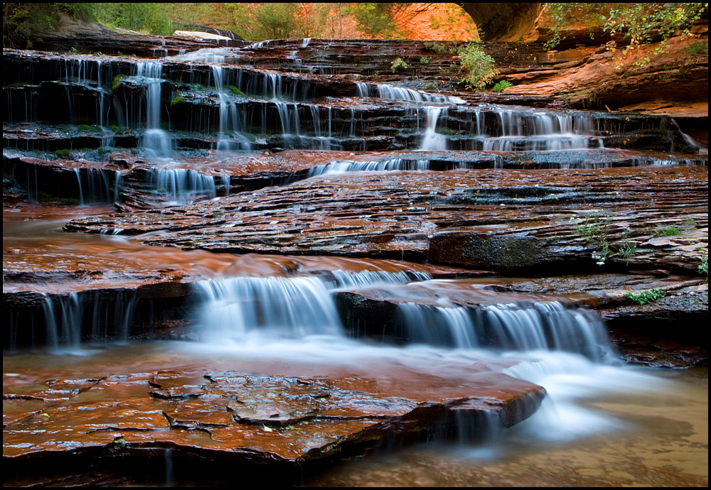 Kaskaden des North Creek