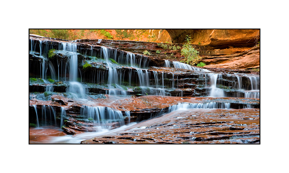 Kaskaden des North Creek, Zion National Park