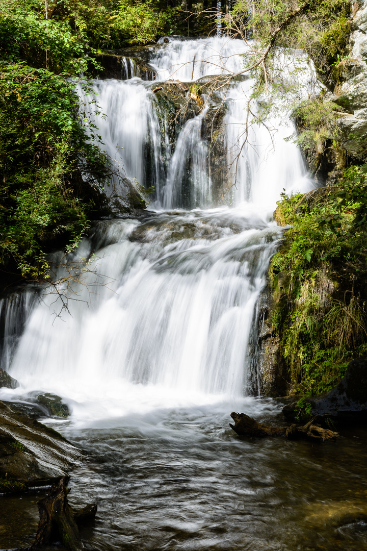 Kaskaden Wasserfall Graggerschlucht Herbst