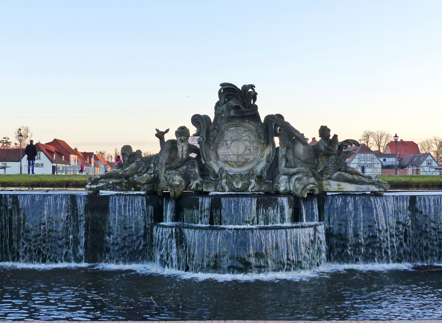 Kaskadenbrunnen von vorn