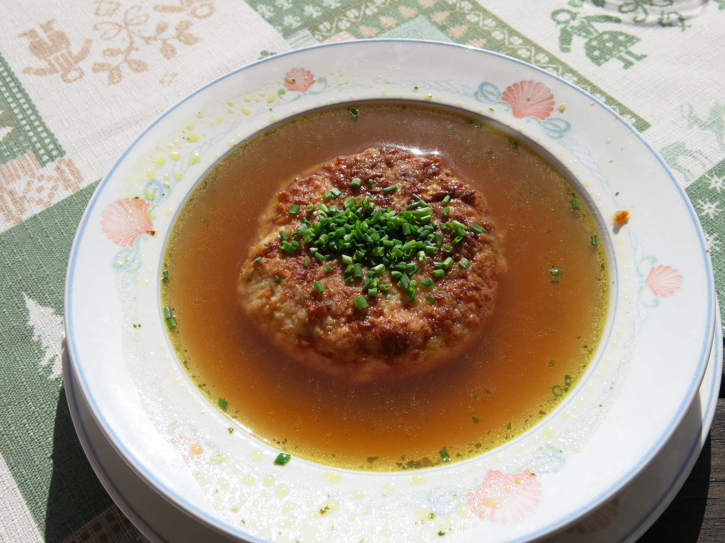 Kaspressknödelsuppe