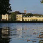 Kassel . . . Blick über den Hirschgraben beim Herbstspaziergang in der Aue