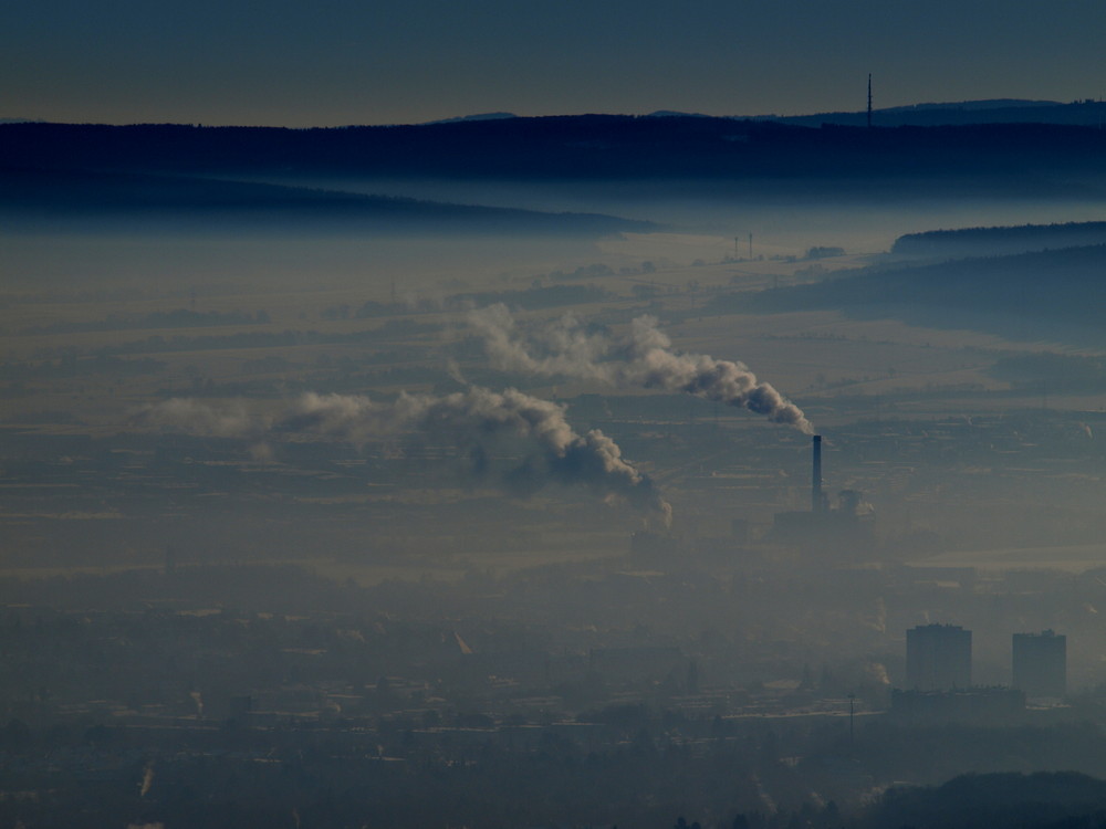 Kassel im Smog