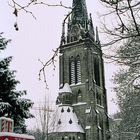 Kassel lutherkirche im Winter