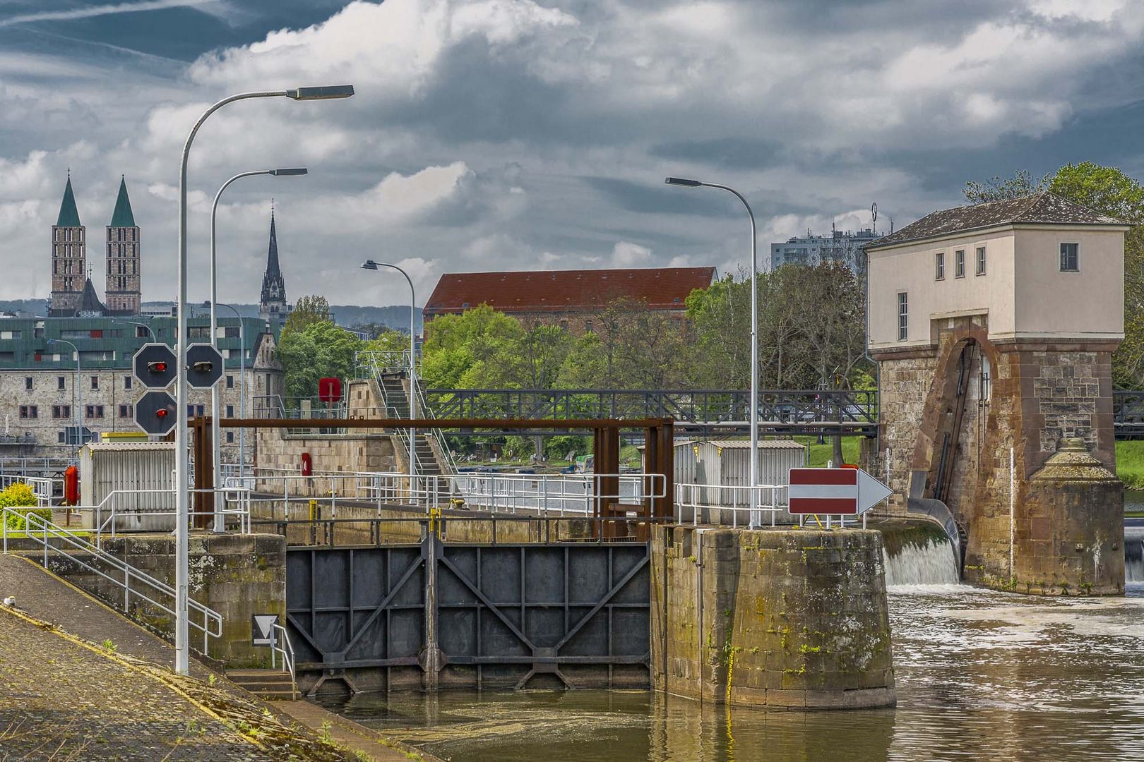 Kasseler Schleuse in der Fulda