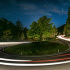 Kastanienbaum am Gaichtpass bei Nacht