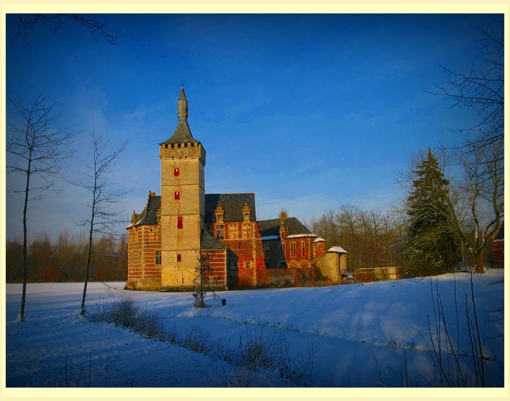Kasteel (castle) van Horst in Sint Pieters Rode, in the province of Flemish Brabant