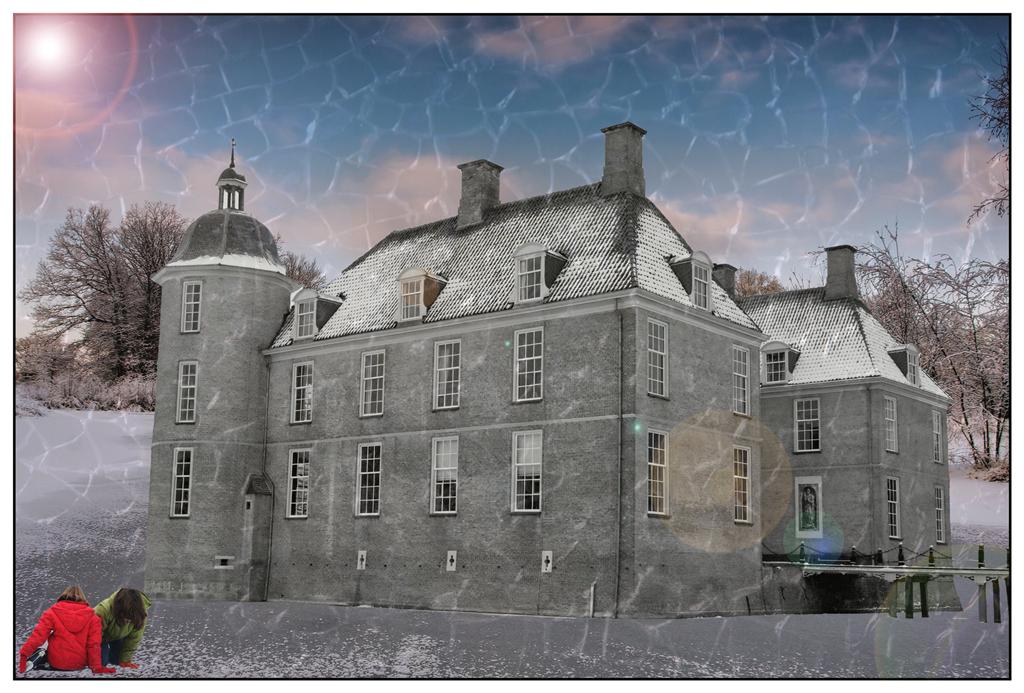 Kasteel Slangenburg , Winter , Ron Rensink , Winterswijk , sneeuw , schaatsen