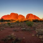 Kata Tjuta zum Sonnenuntergang