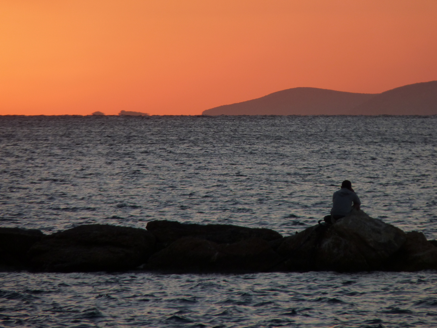 Katapola, Abendstimmung