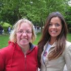 Kate Hall und ich beim ZDF Fernsehgarten