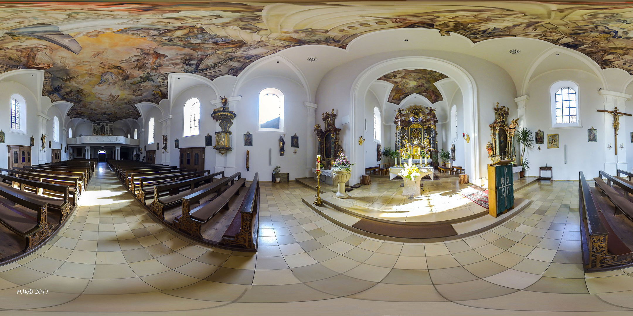 Kath. Pfarrkirche Maria Himmelfahrt Allersberg 360°