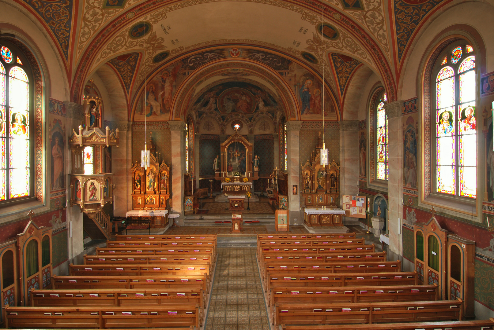 Kath. Pfarrkirche Maria Opferung in Riezlern, Kleinwalsertal.