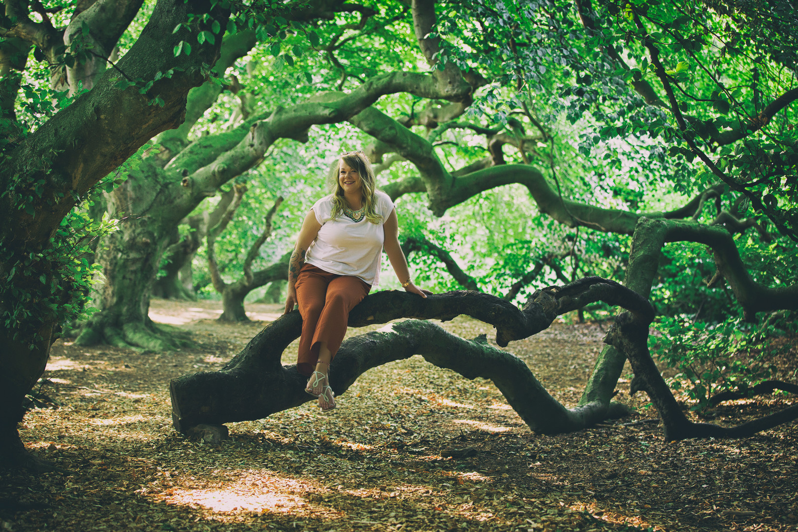 Katha in the haunted forest (vintage style)