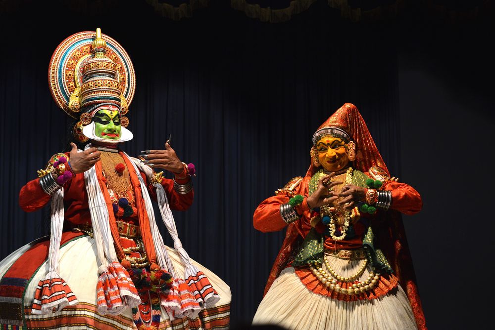 Kathakali Tänzer