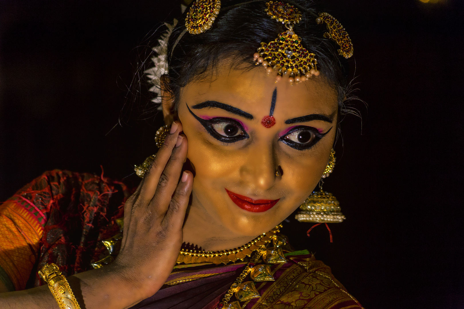 Kathakali Theater Kochi, Indien 