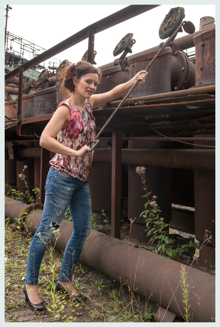 Katharina im Weltkulturerbe Völklinger Hütte.4