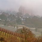 Katharinenkirche im Nebel.