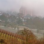 Katharinenkirche im Nebel.