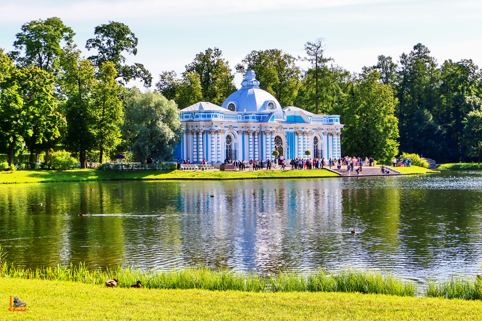 Katharinenpalast Grotte am großen Teich Foto & Bild architektur