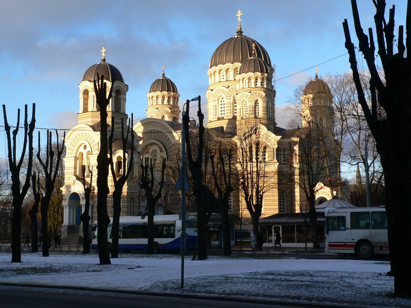 Kathedrale am Brivibas Boulevard